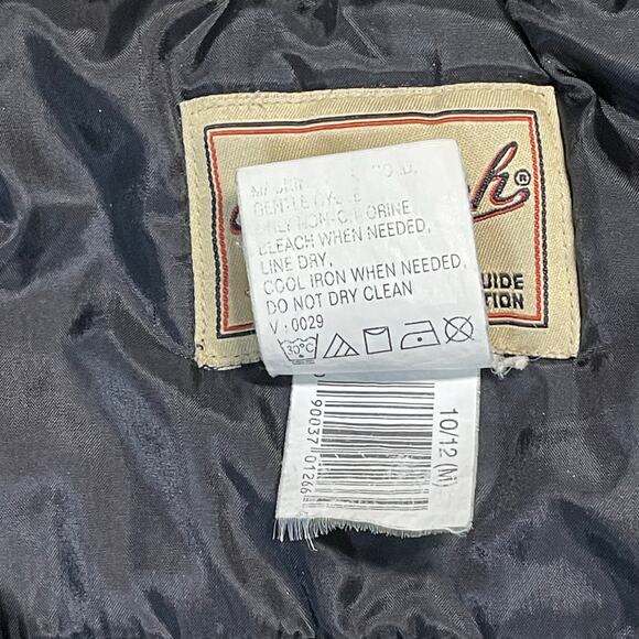 Woolrich Outdoor Guide Youth Hunting Jacket 10/12 Camo Hooded Coat Flaw Wearable - Picture 8 of 9